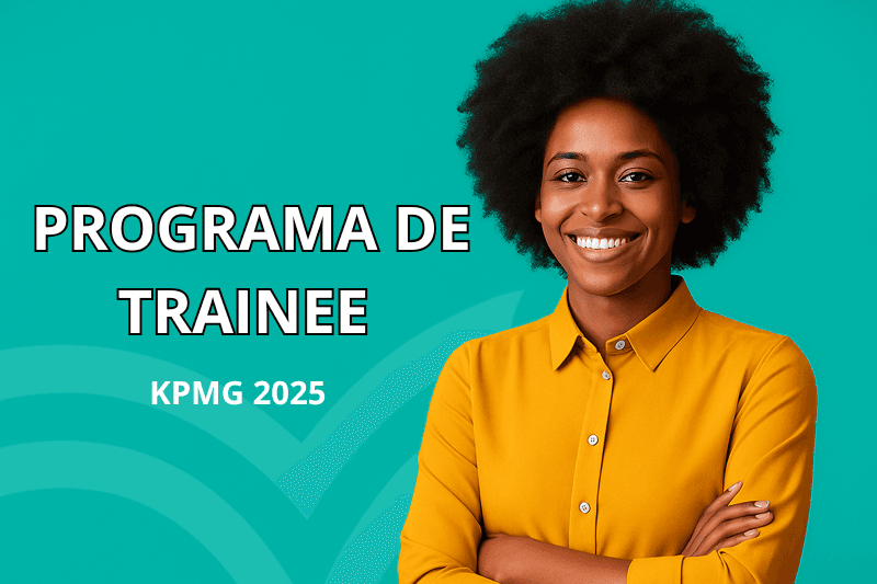 Banner do programa de estágio