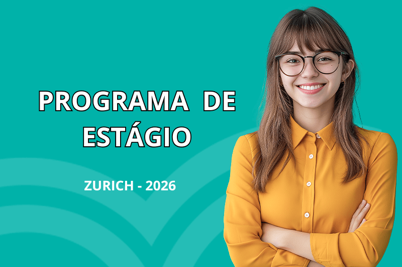 Banner do programa de estágio