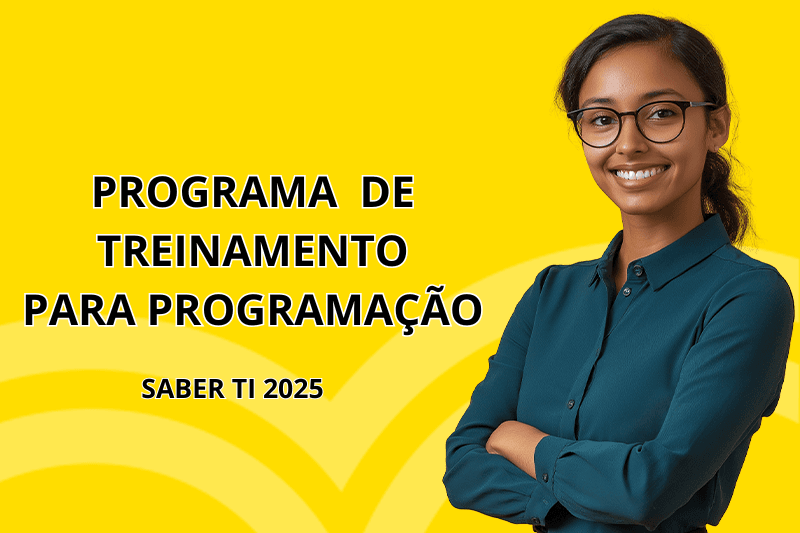 Banner do programa de estágio