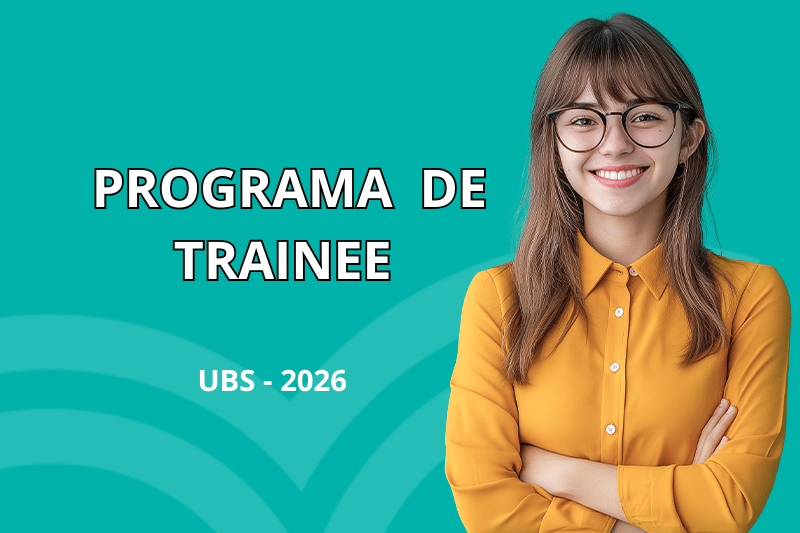Banner do programa de estágio