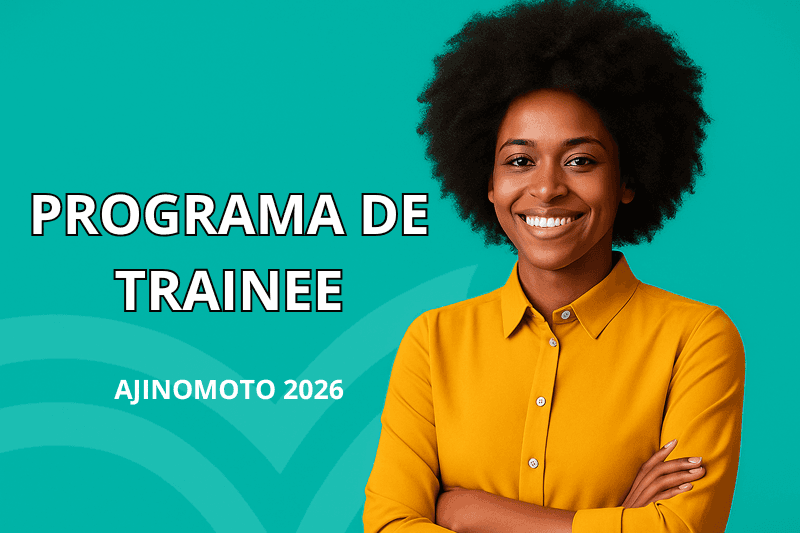 Banner do programa de estágio