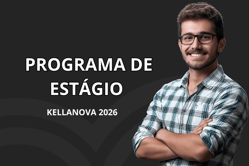 Banner do programa de estágio
