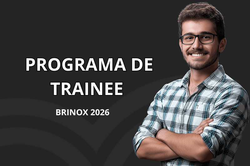 Banner do programa de estágio