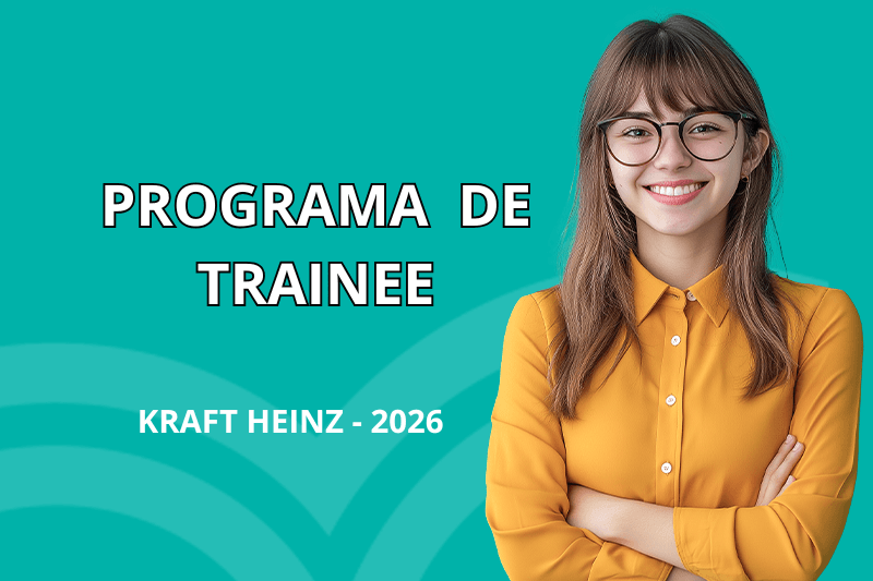 Banner do programa de estágio