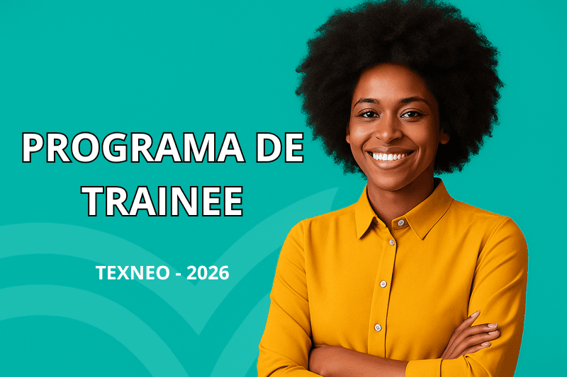 Banner do programa de estágio