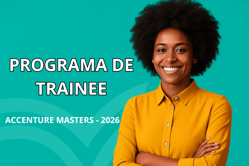 Banner do programa de estágio