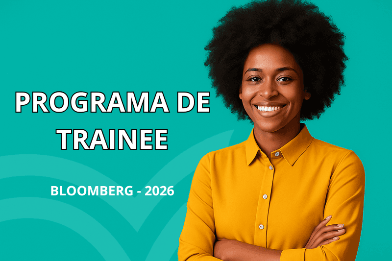 Banner do programa de estágio